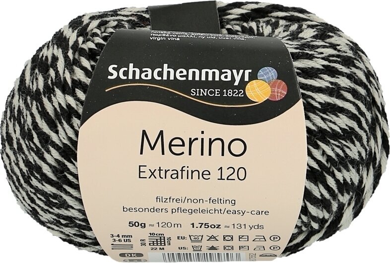 Fil à tricoter Schachenmayr Merino Extrafine 120 00200 Fil à tricoter