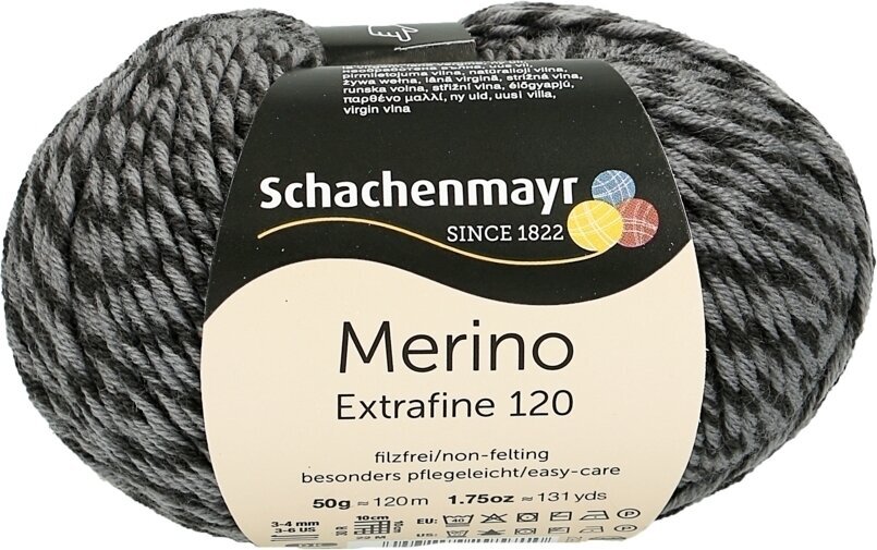 Knitting Yarn Schachenmayr Merino Extrafine 120 00201 Knitting Yarn