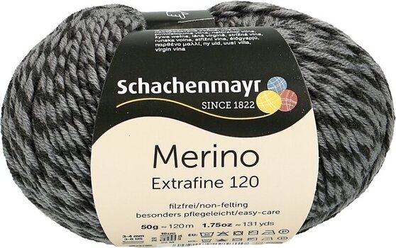 Strikkegarn Schachenmayr Merino Extrafine 120 00201 Strikkegarn - 1