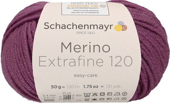 Przędza dziewiarska Schachenmayr Merino Extrafine 120 00143 Przędza dziewiarska - 1