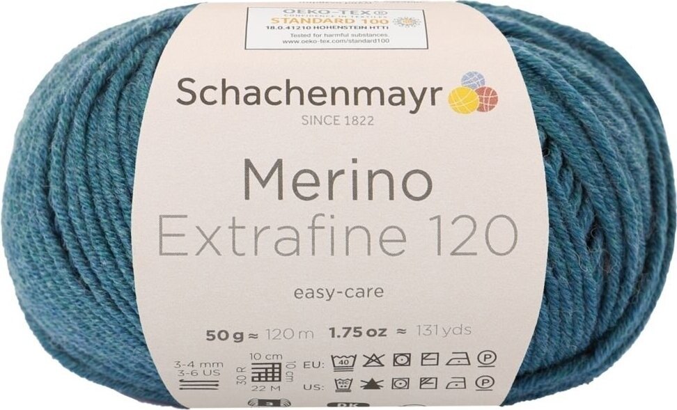 Strikkegarn Schachenmayr Merino Extrafine 120 00166 Strikkegarn