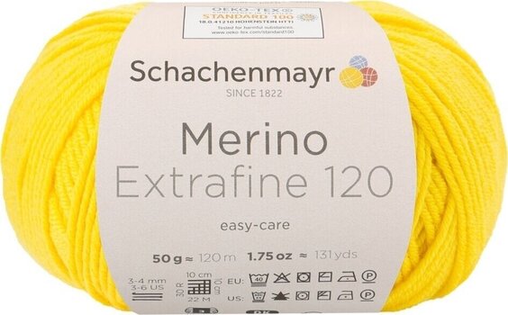 Νήμα Πλεξίματος Schachenmayr Merino Extrafine 120 00122 Νήμα Πλεξίματος - 1