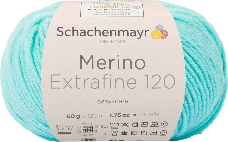 Knitting Yarn Schachenmayr Merino Extrafine 120 00167 Knitting Yarn