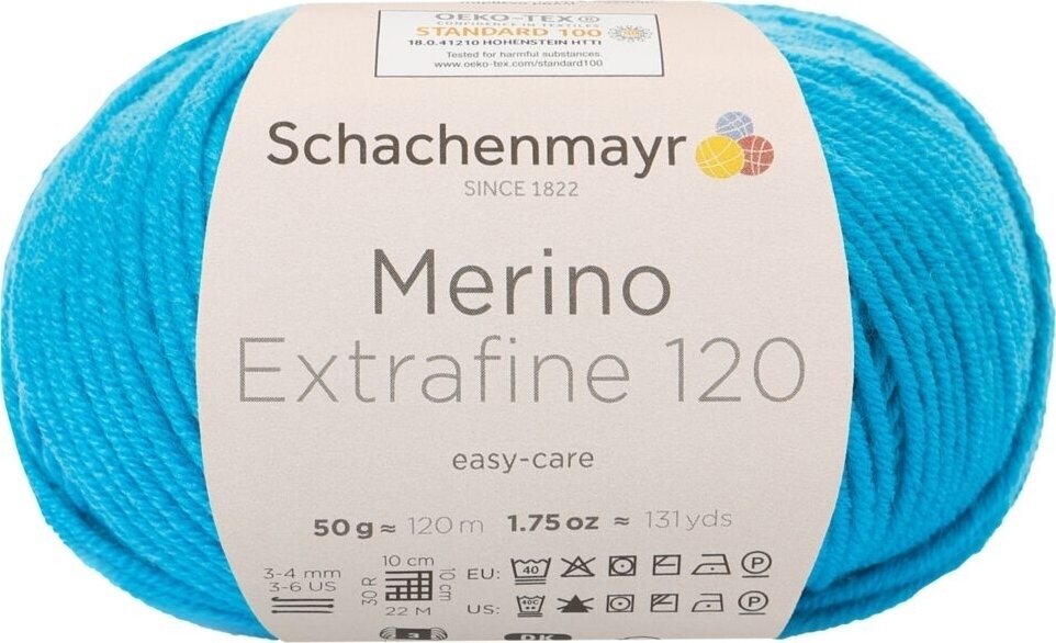 Kötőfonal Schachenmayr Merino Extrafine 120 00168 Kötőfonal