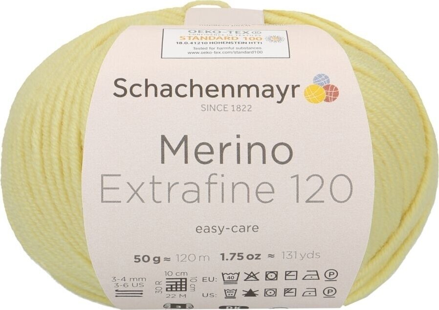 Pređa za pletenje Schachenmayr Merino Extrafine 120 01175 Pređa za pletenje