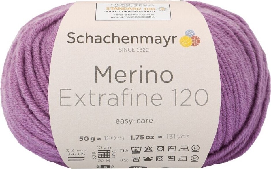 Fil à tricoter Schachenmayr Merino Extrafine 120 00146 Fil à tricoter