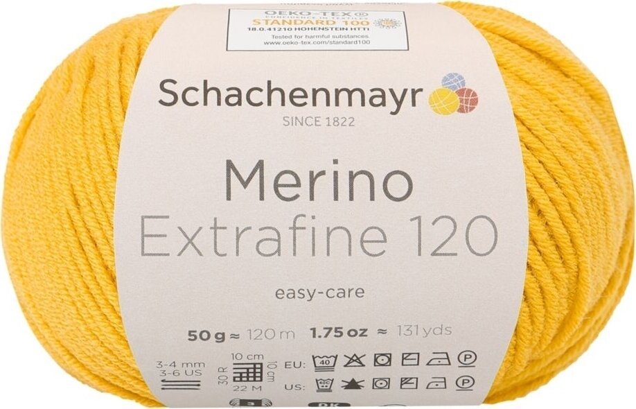 Fil à tricoter Schachenmayr Merino Extrafine 120 10123 Fil à tricoter