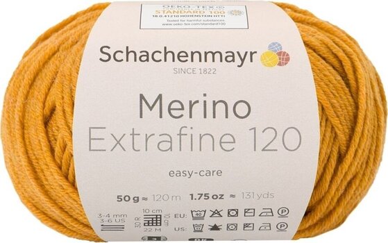 Strikkegarn Schachenmayr Merino Extrafine 120 00126 Strikkegarn - 1