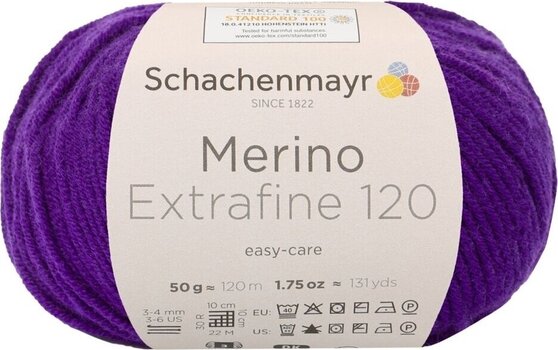 Strickgarn Schachenmayr Merino Extrafine 120 00148 Strickgarn - 1