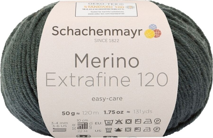 Fios para tricotar Schachenmayr Merino Extrafine 120 00171 Fios para tricotar
