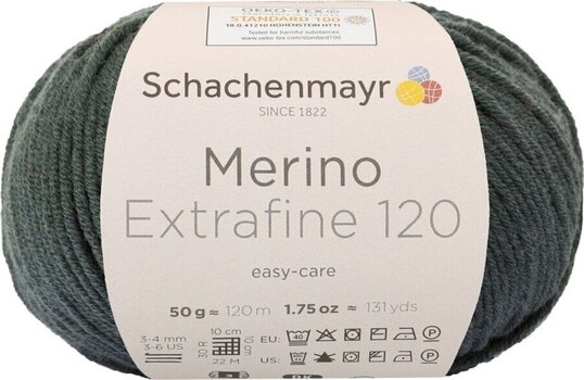 Kötőfonal Schachenmayr Merino Extrafine 120 00171 Kötőfonal - 1