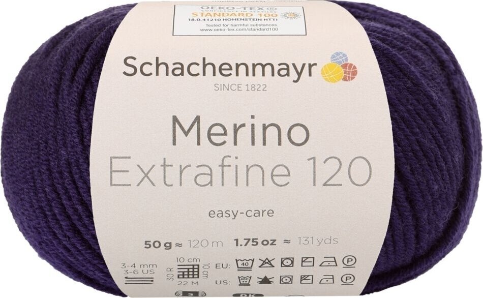 Fil à tricoter Schachenmayr Merino Extrafine 120 00149 Fil à tricoter