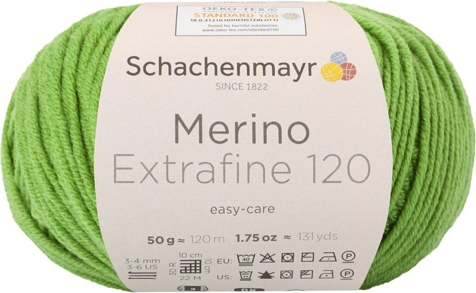 Fil à tricoter Schachenmayr Merino Extrafine 120 00173 Fil à tricoter