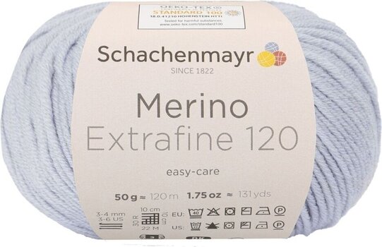 Fil à tricoter Schachenmayr Merino Extrafine 120 10192 Fil à tricoter - 1