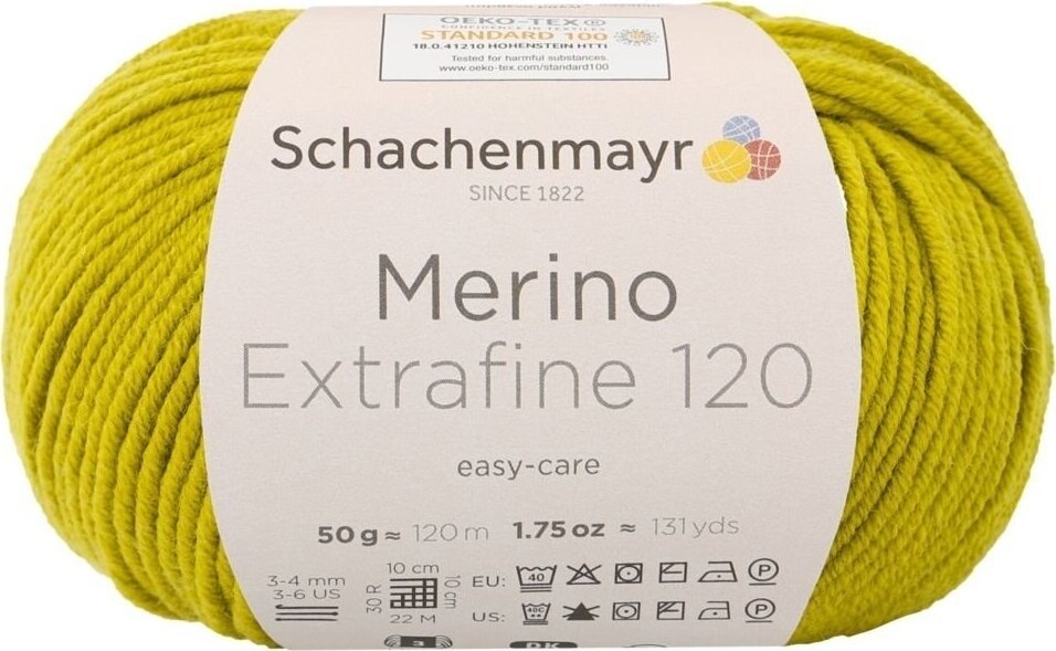 Fil à tricoter Schachenmayr Merino Extrafine 120 00174 Fil à tricoter