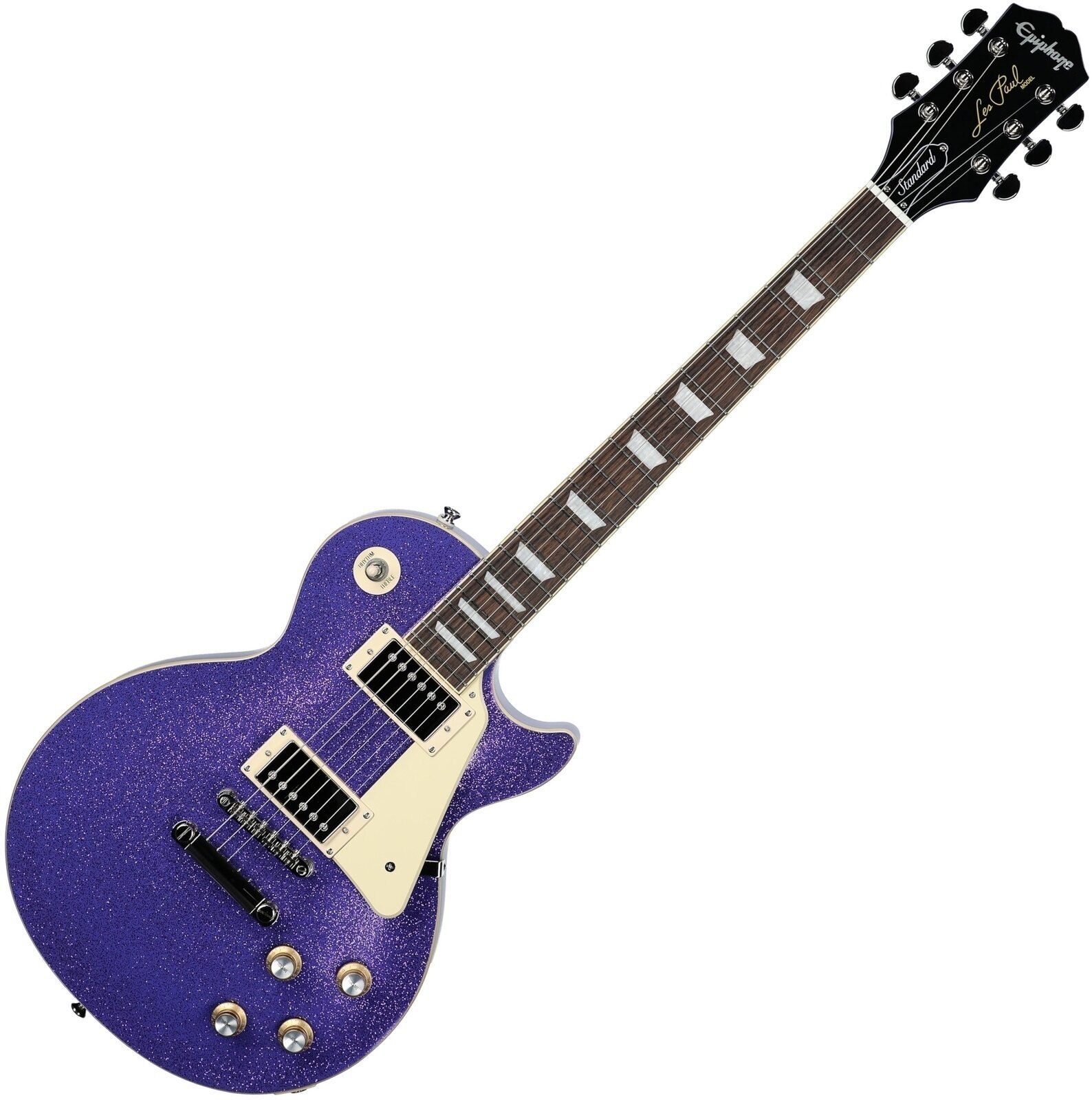 E-Gitarre Epiphone Les Paul Standard 60s Purple Sparkle E-Gitarre