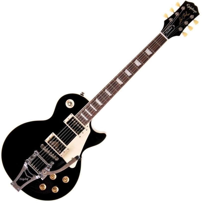 E-Gitarre Epiphone Les Paul Standard 50s Bigsby Ebony E-Gitarre