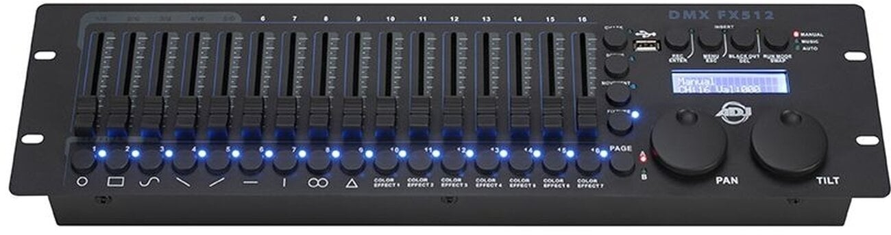Bedieningspaneel voor lichten ADJ DMX FX512 Bedieningspaneel voor lichten