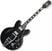 Semi-akoestische gitaar Epiphone Shinichi Ubukata ES-355 Custom Bigsby Ebony Semi-akoestische gitaar