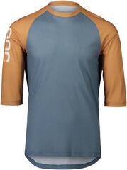 Jersey/T-Shirt POC MTB Pure 3/4 Jersey Calcite Blue/Aragonite Brown S