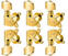 Guitar Tuning Machines Schaller M6 135 3L/3R Solid 21,7 Gold Guitar Tuning Machines