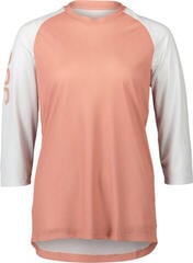 Cykeltrøje POC MTB Pure 3/4 Jersey Rock Salt/Hydrogen White XS