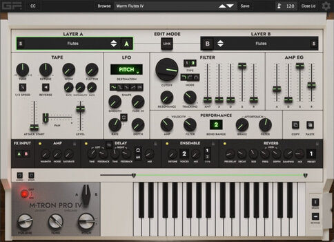 Studiový software VST Instrument GForce M-Tron Pro IV (Digitální produkt) - 1