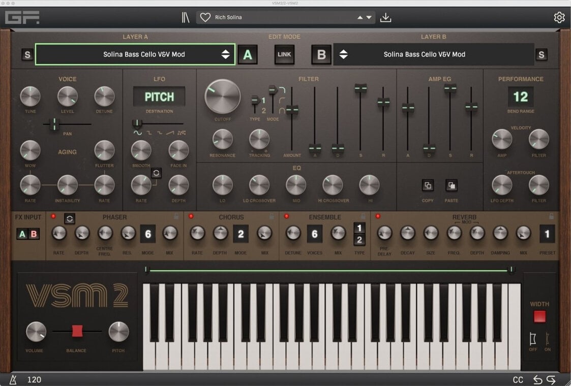 Studijski softver VST instrument GForce VSM IV (Digitalni proizvod)