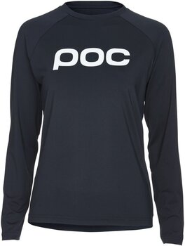 Cykeltröja POC Women's Reform Enduro Jersey Uranium Black S - 1