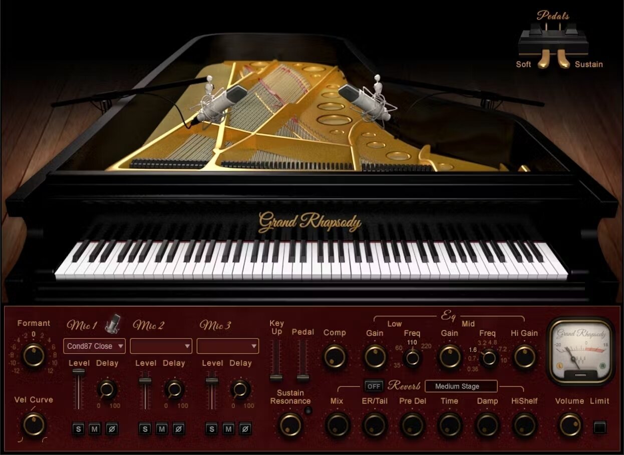 VST instrument Waves Grand Rhapsody Piano (Digitalni izdelek)
