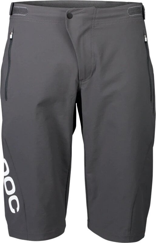 Fietsbroeken en -shorts POC Essential Enduro Shorts Sylvanite Grey L Fietsbroeken en -shorts