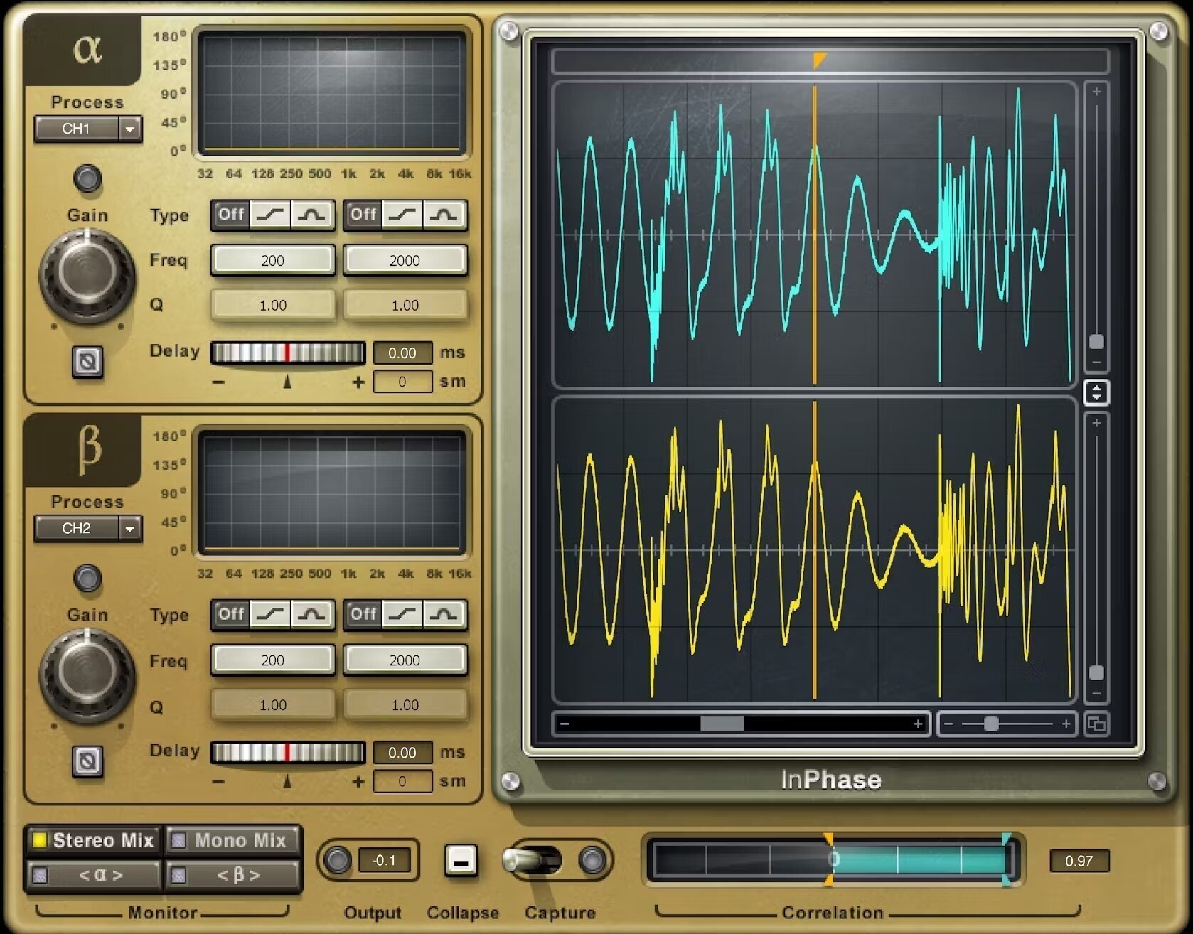 Studio software plug-in effect Waves InPhase (Digitaal product)