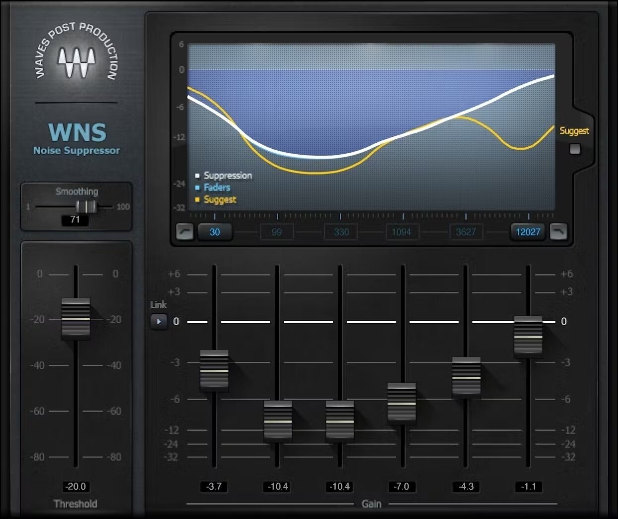 Studio software plug-in effect Waves WNS Noise Suppressor (Digitaal product)