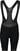 Pyöräilyshortsit ja -housut POC Pure Women's Bib Shorts VPDs Uranium Black M Pyöräilyshortsit ja -housut