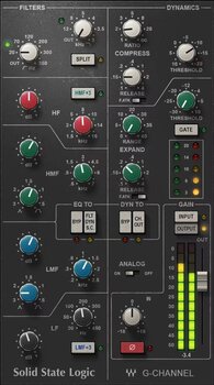 Logiciel de studio Plugins d'effets Waves SSL G-Channel (Produit numérique) - 1