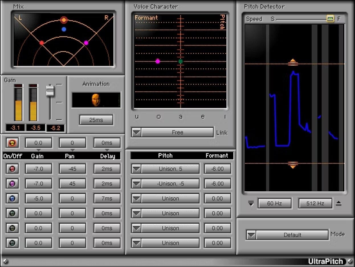 Efekti-plugin Waves UltraPitch (Digitaalinen tuote)