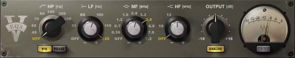Tonstudio-Software Plug-In Effekt Waves V-EQ3 (Digitales Produkt) - 1