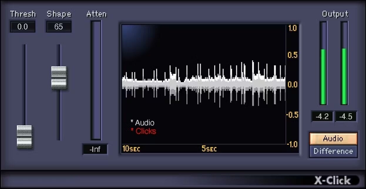 Tonstudio-Software Plug-In Effekt Waves X-Click (Digitales Produkt)