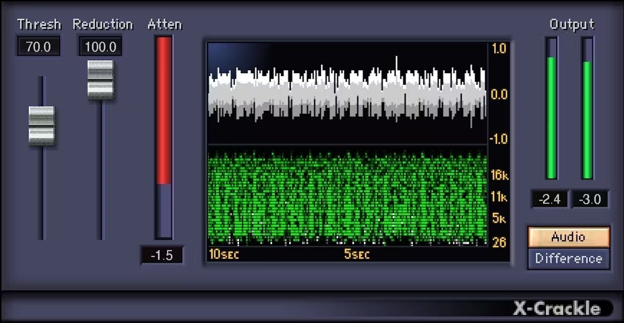 Tonstudio-Software Plug-In Effekt Waves X-Crackle (Digitales Produkt)