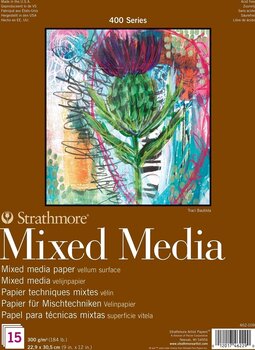 Schetsboek Strathmore Serie 400 Vellum surface Mixed Media Pad 31 x 23 cm 300 g Schetsboek - 1