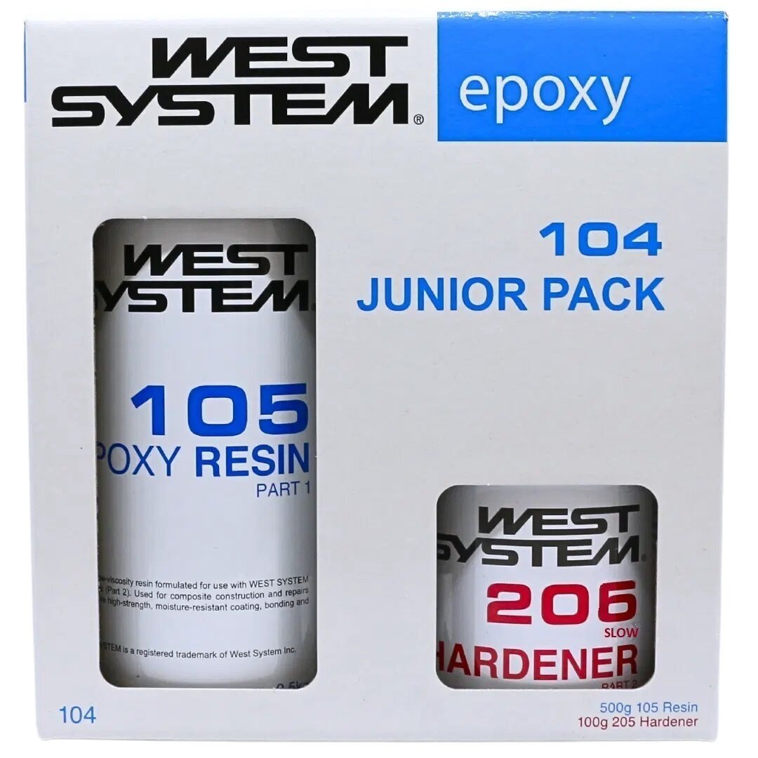 Żywica epoksydowa, Mata szklana West System Junior Pack Slow 105+206