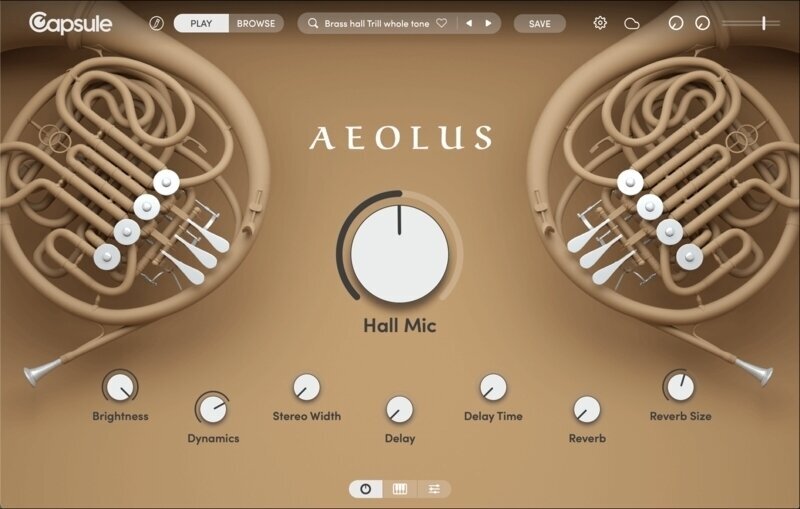 Software de estúdio de instrumentos VST Capsule Audio Aeolus (Produto digital)