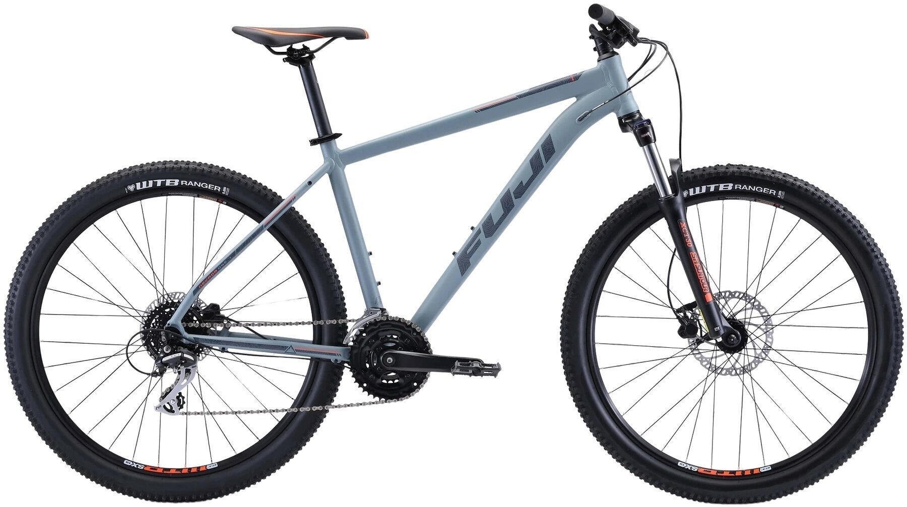 Jäykkäperäinen maastopyörä Fuji Nevada 27.5 1.7 Satin Gray S-15" Jäykkäperäinen maastopyörä