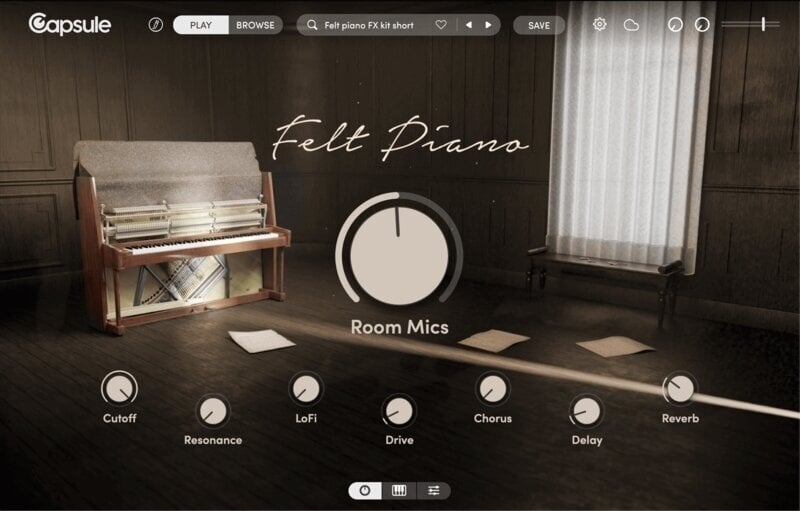 Virtuális hangszer Capsule Audio Felt Piano (Digitális termék)