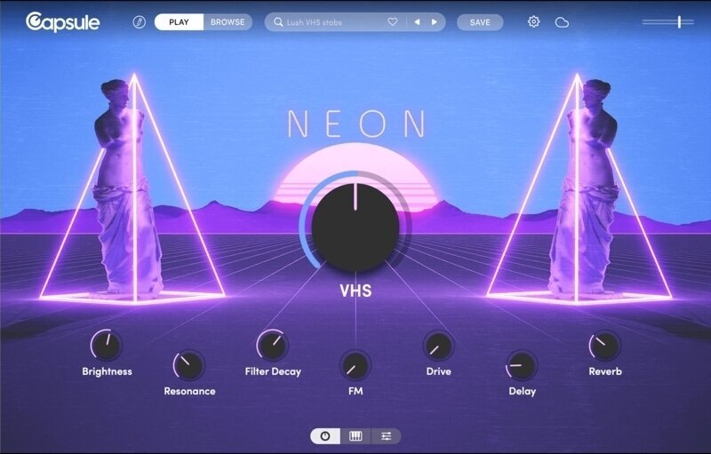 Štúdiový software VST Instrument Capsule Audio Neon (Digitálny produkt)