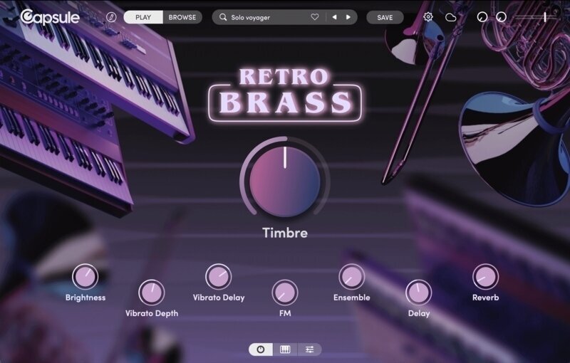 Virtuális hangszer Capsule Audio Retro Brass (Digitális termék)