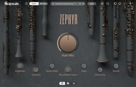 Logiciel de studio Instruments virtuels Capsule Audio Zephyr (Produit numérique) - 1