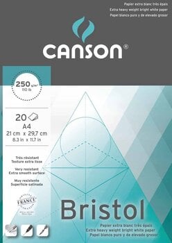 Vázlattömb Canson Illustration Bristol Graphic A4 250 g White Vázlattömb - 1