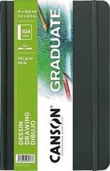 Szkicownik Canson Book Hardbound Long Side Graduate Drawing Szkicownik 21,6 x 14 cm 160 g Portrait