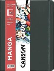 Skicár Canson Book Hardbound Long Side Graduate Manga Skicár 27,9 x 21,6 cm 200 g Portrait